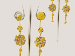 Latest 21K Gold Earrings Designs Price Pakistan