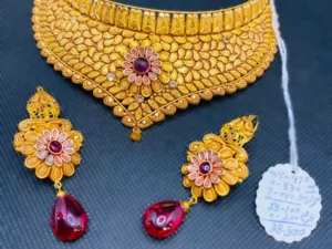 Gold art Bridal set