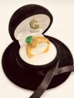 Emerald gold ring 001