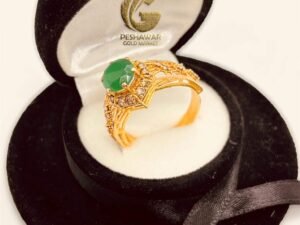 Emerald gold ring 001